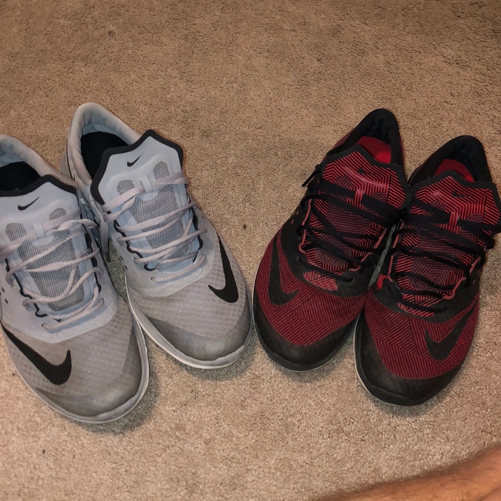 Two Pair of Nike Running Shoes Size 10.5 and 11